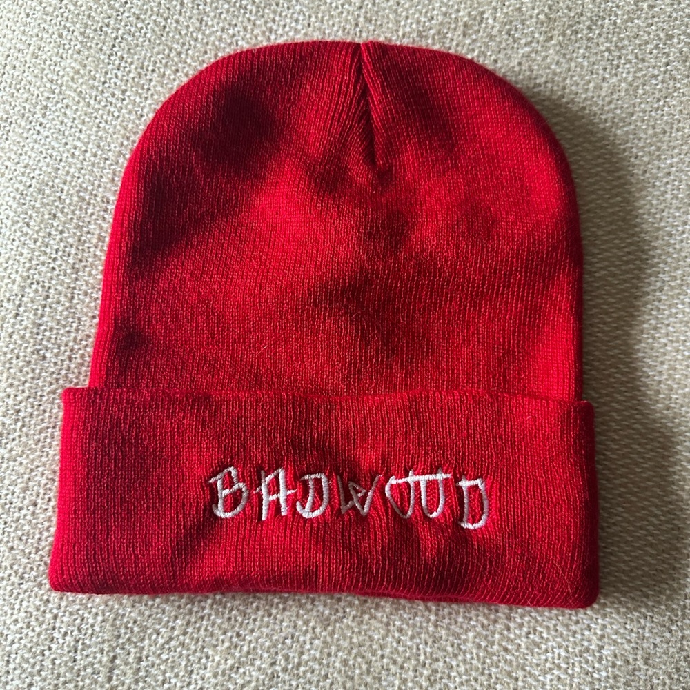 BADWOOD Red Beanie